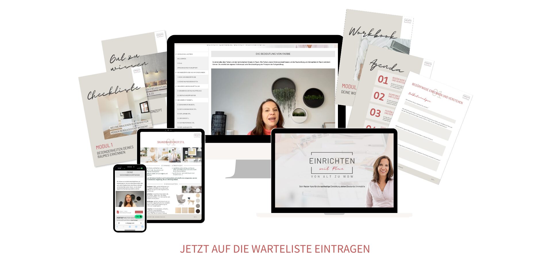 Einrichten mit Plan Kurs - Warteliste für systematische Raumplanung von raumcouture